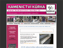 Tablet Screenshot of kamenictvi-kurka.cz